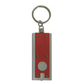 Key Ring, LED Flashlight - Red